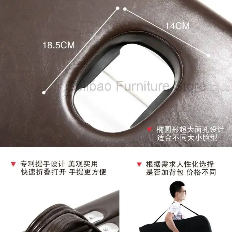 Bed for Lashes Salon Beauty Couch Electric Tattoo Chair Spa Massage Table Cosmetologist's Folding Luxury Modern Lounger Portable