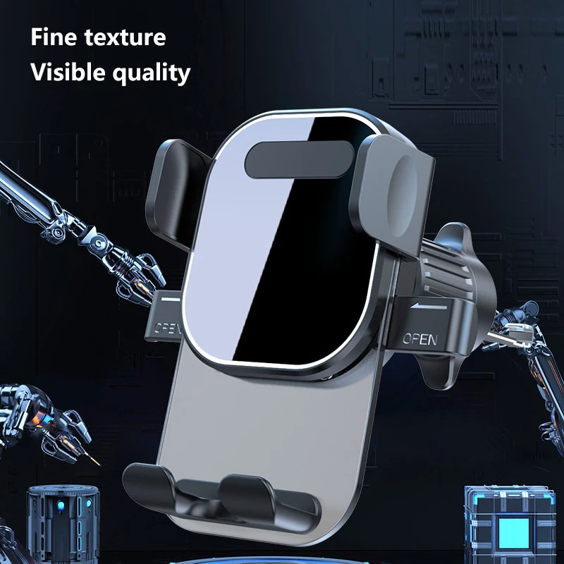 Car Mount Gravity Lock Widely Compatible With Vent Dashboard Suction Cup Mobile Phone Navigation Mount And Accessories