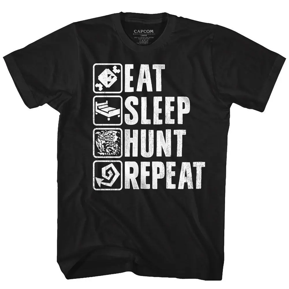 

Черная игровая рубашка Monster Hunter Hunt