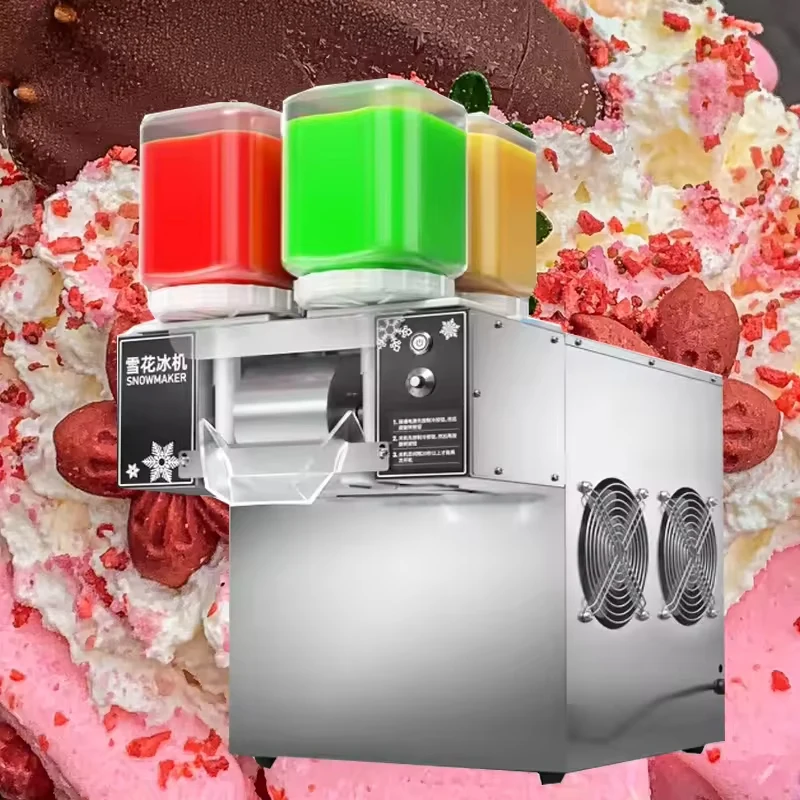 Máquina de hielo de copo de nieve de hielo afeitado para el hogar comercial/refrigera por aire de 110V/220V máquina de hielo de alta calidad