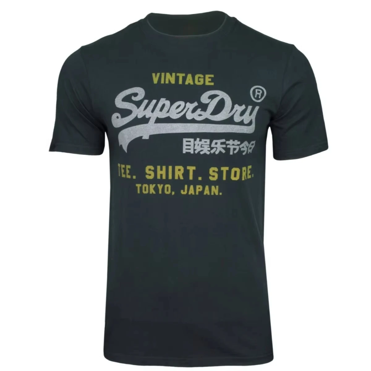 Superdry Mens Vintage VL Noos T-Shirt Graphic Printing High-end Luxury Unisex Style Both of Men Hot Selling Leisure