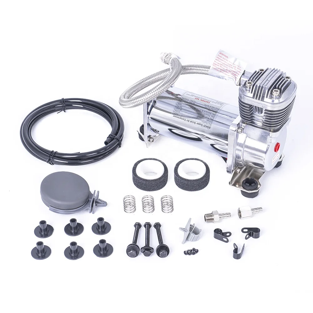 

Super Silent 70DB SQ420 DC 12V 200PSI Car Air Suspension Motorcycle Compressor Industry Equipment Pump