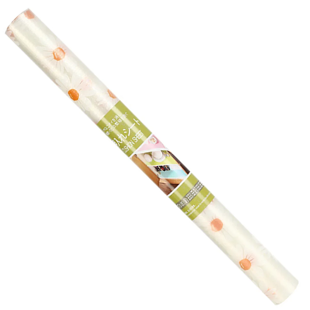 

1 Roll Kitchen Cabinet Liner Oil-Proof Heat-Resistant Drawer Mat for Refrigerator Shelf Liner Non-Adhesive Eva Protection Mat