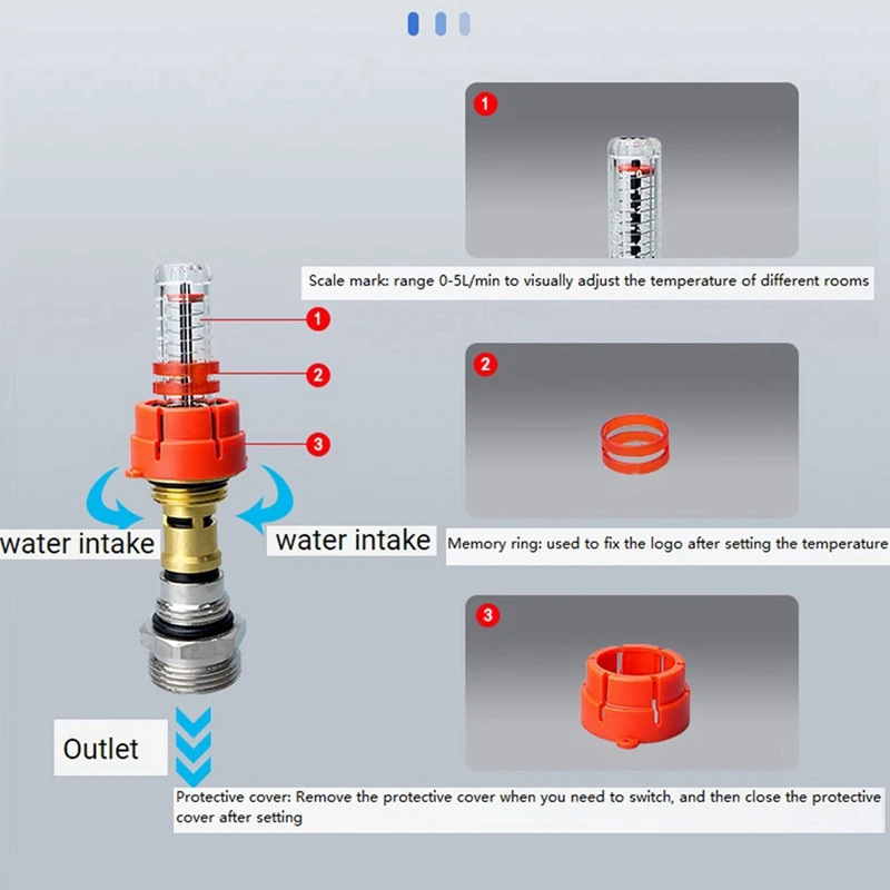 5X Stainless Steel Manifold To Replace The Flow Meter For Floor Heating Water Separator Accessories