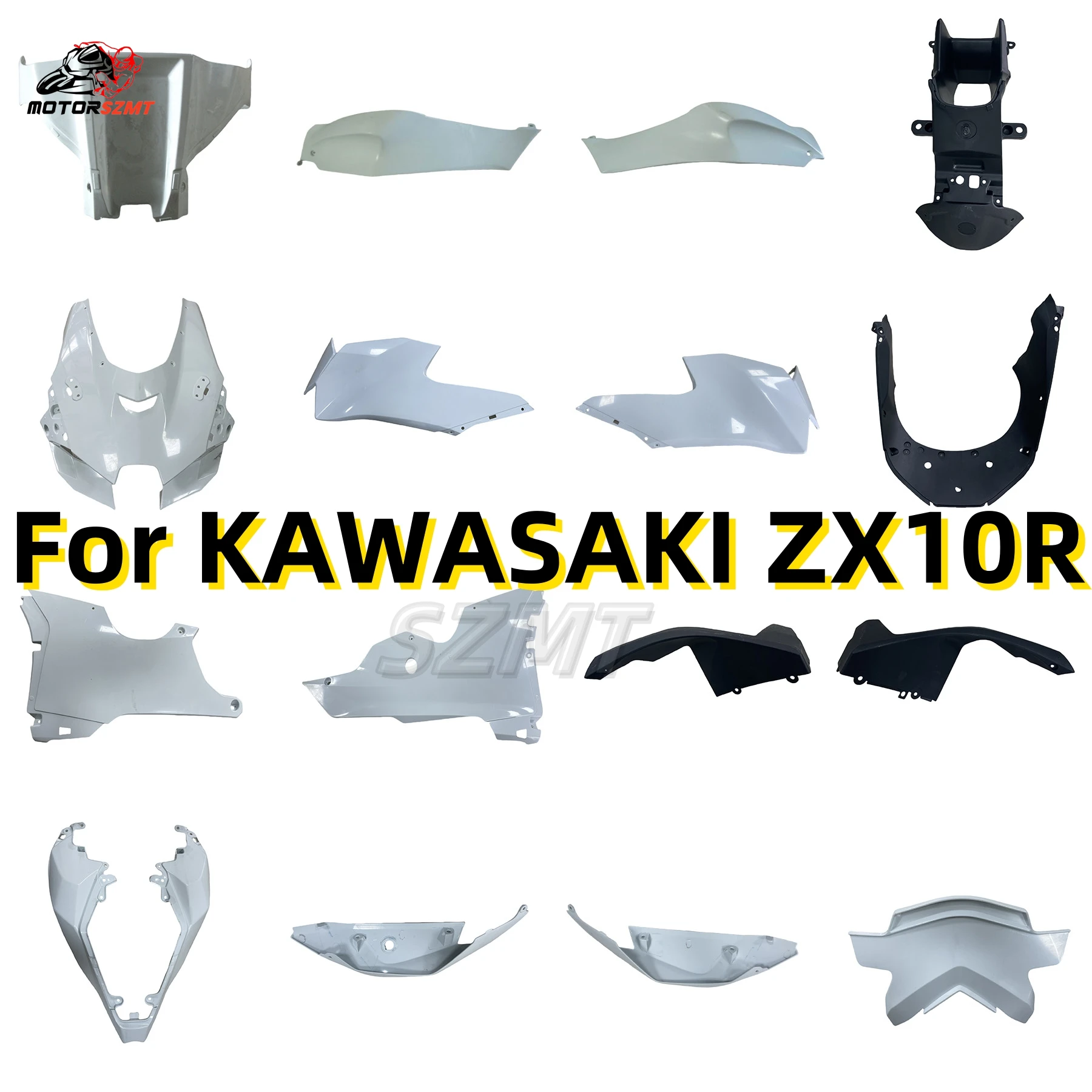 For Kawasaki ZX10R 2020 2021 2022 2023 Motorcycle Accessories Carbon fiber paint Retrofit Side Parts Fairing Fender Cover Panels