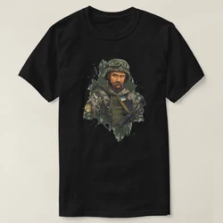 Taras Shevchenko Ukrainian Patriot Soldier T Shirt. High Quality Cotton, Large Sizes, Breathable Top, Loose Casual T-shirt New