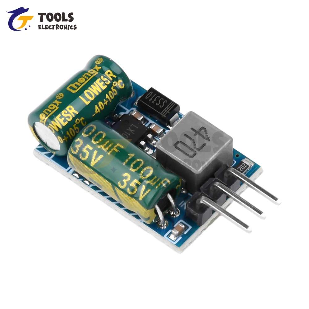 DC10-100V Step-Down Power Supply Module 24V 36V 48V 60V 72V to 3.3V 5V High Current 1A High Voltage Resistant