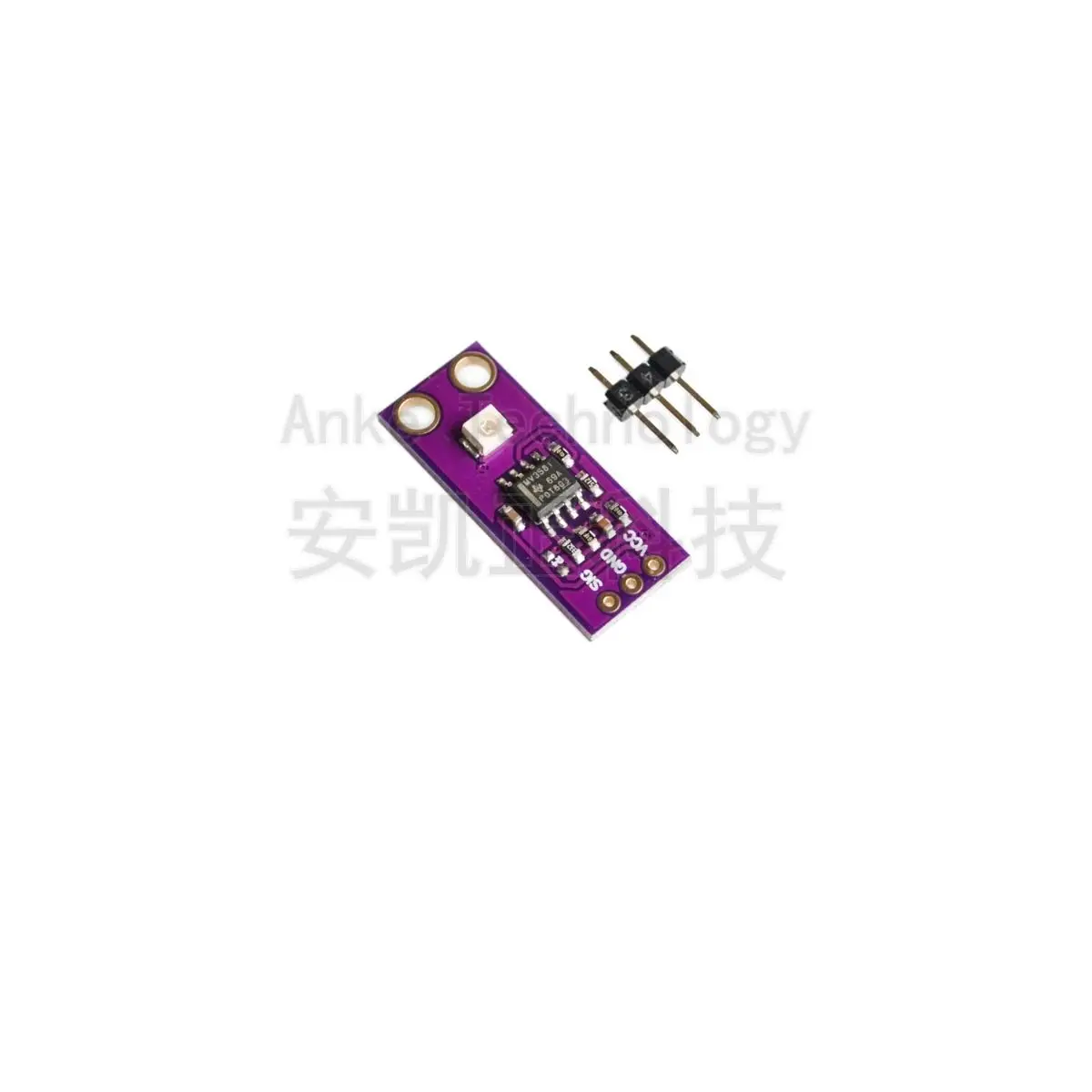 WCMCU-GUVA-S12SD ultraviolet sensor, sunlight intensity detection sensor module, high sensitivity