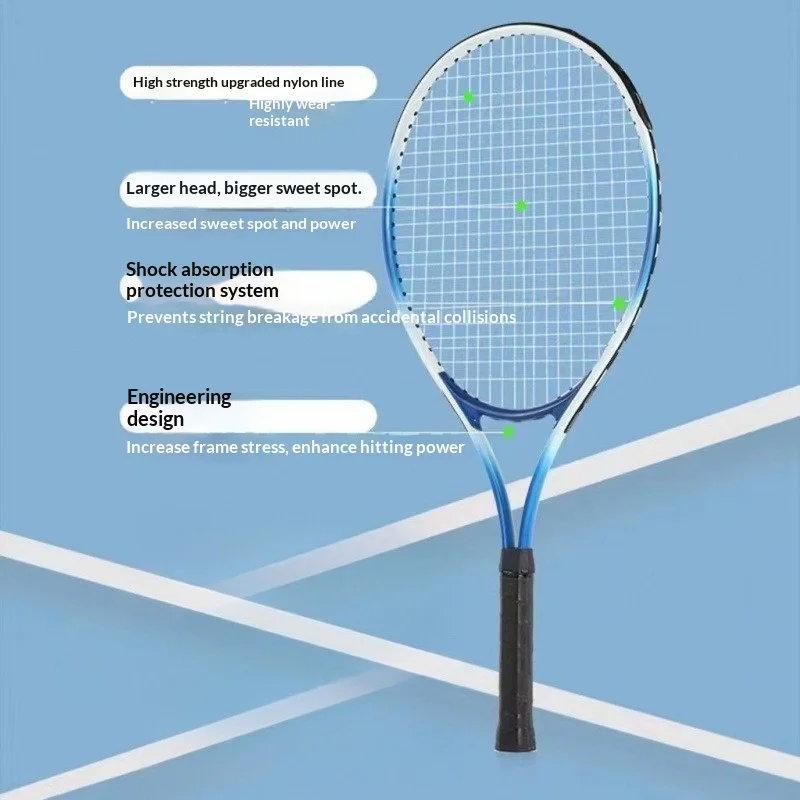 

Теннисная ракетка для самостоятельных тренировок с отскоком, для начинающих, юниоров и взрослых, легкая, профессиональная, с чехлом для переноски, комплект