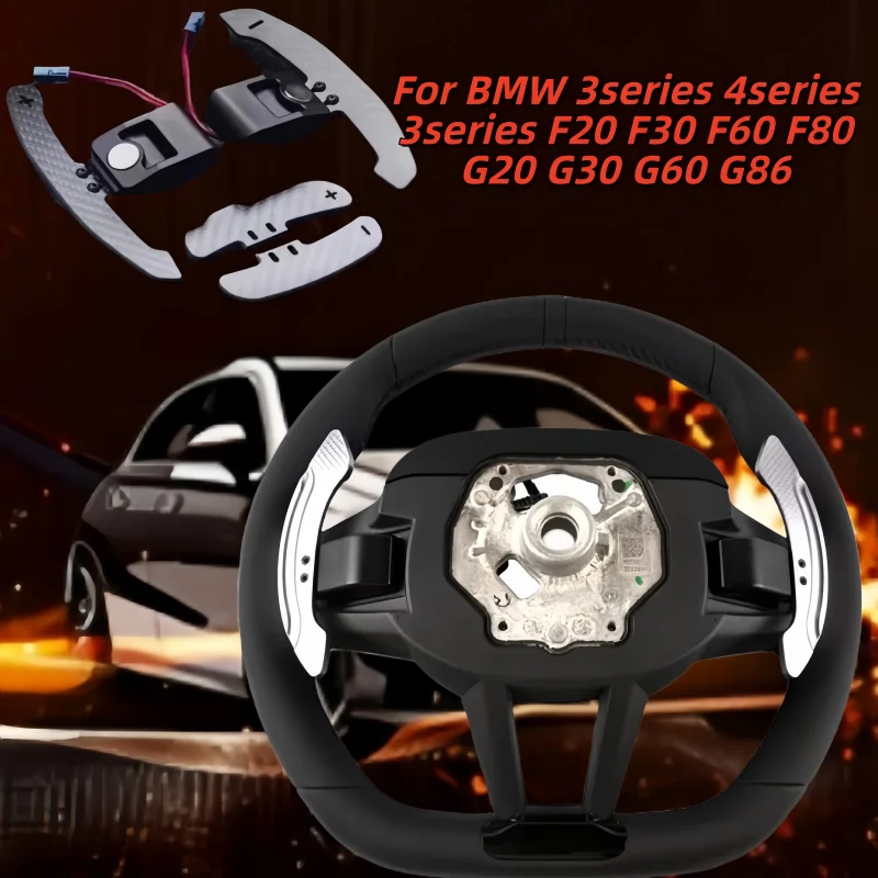 

Steering Wheel Magnetic Shift Paddles Carbon Fiber For BMW 3series 4series 3series F20 F30 F60 F80 G20 G30 G60 G86 Car Accessori