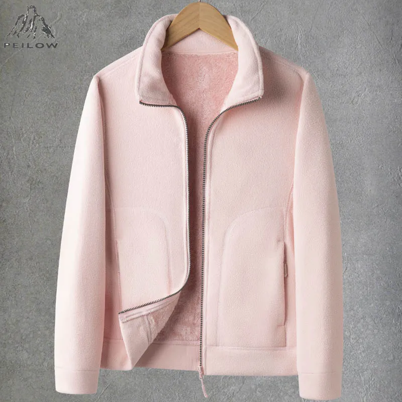 Women's Wool Liner Coats Winter Loose-Fit Full Sleeve Polar Fleece Jackets Zipper Letter Thickened Coats Cardigan Sporty jackets