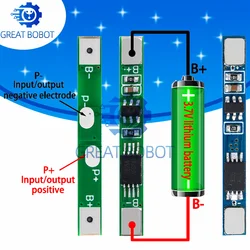 10PCS 1S 3.2V 3.7V 3A LiFePO4 / Lithium Li-ion BMS PCM Battery Protection Board Pcm For 18650 32650 Battery Packs