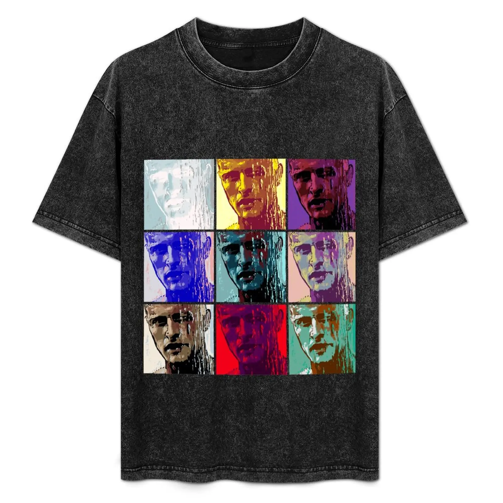

Bladerunner Roy Rutger Hauer Tribute Warhol Pop Art T-Shirt man tshirt funny t shirts cotton T-Shirt
