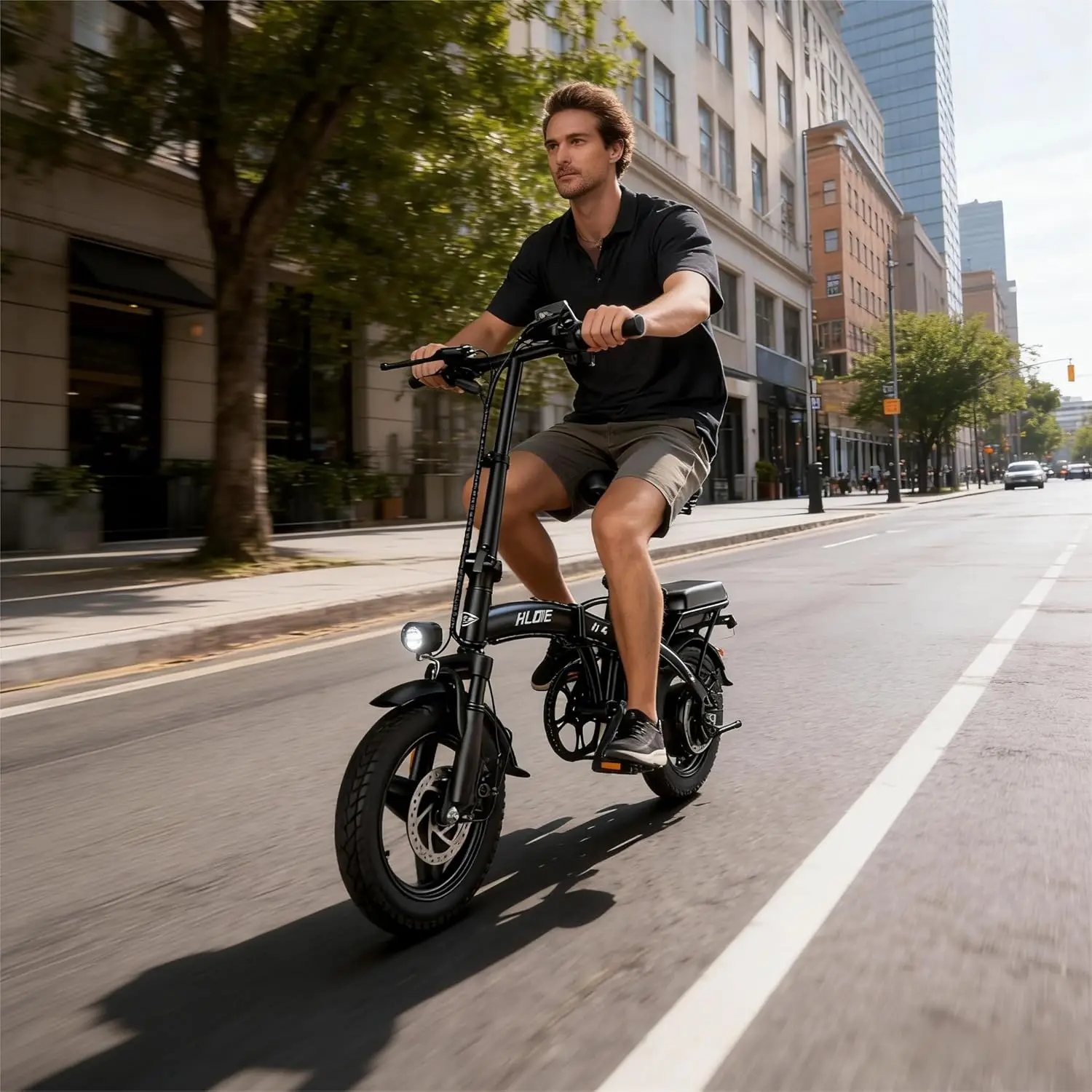 14” Folding Electric Bike 500W 23MPH 2