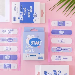 20Pcs Cute Cartoon Waterproof Breathable Adhesive Bandages First Aid Bandaids Emergency Kit Wound Plaster for Kids