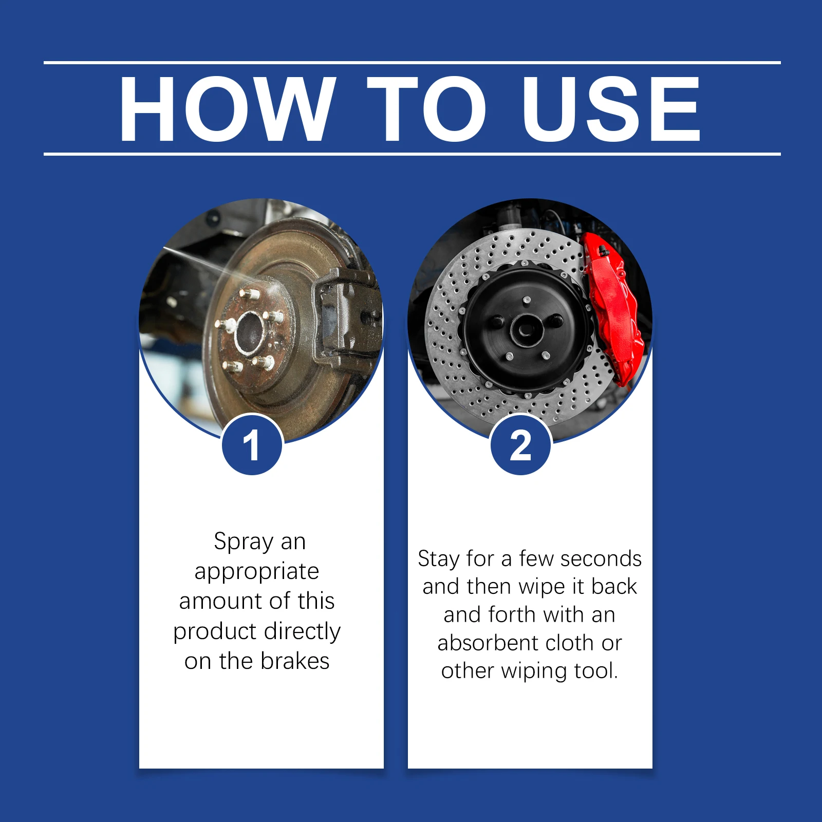 Automotive Brake Cleaner Rust Removes Extends Brake System Lifespan Efficient Cleaning Degreasing Polishing Maintenance Cleaner