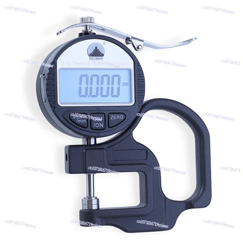 

Толщиномер с цифровым дисплеем 1000, 0-12,7*0,001 мм, метрический высокоточный толщиномер с плоской головкой