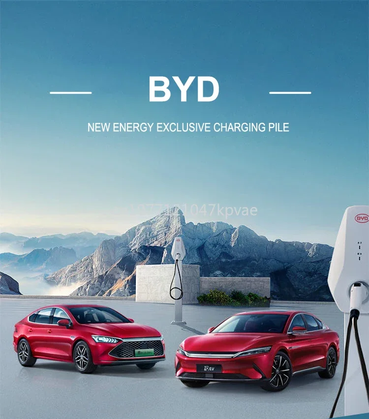 7KW Universal EV Charging Station for BYD Song Yuan Plus Pro - Charger Box 32A Wallbox GBT EV Charger for BYD Han Tang