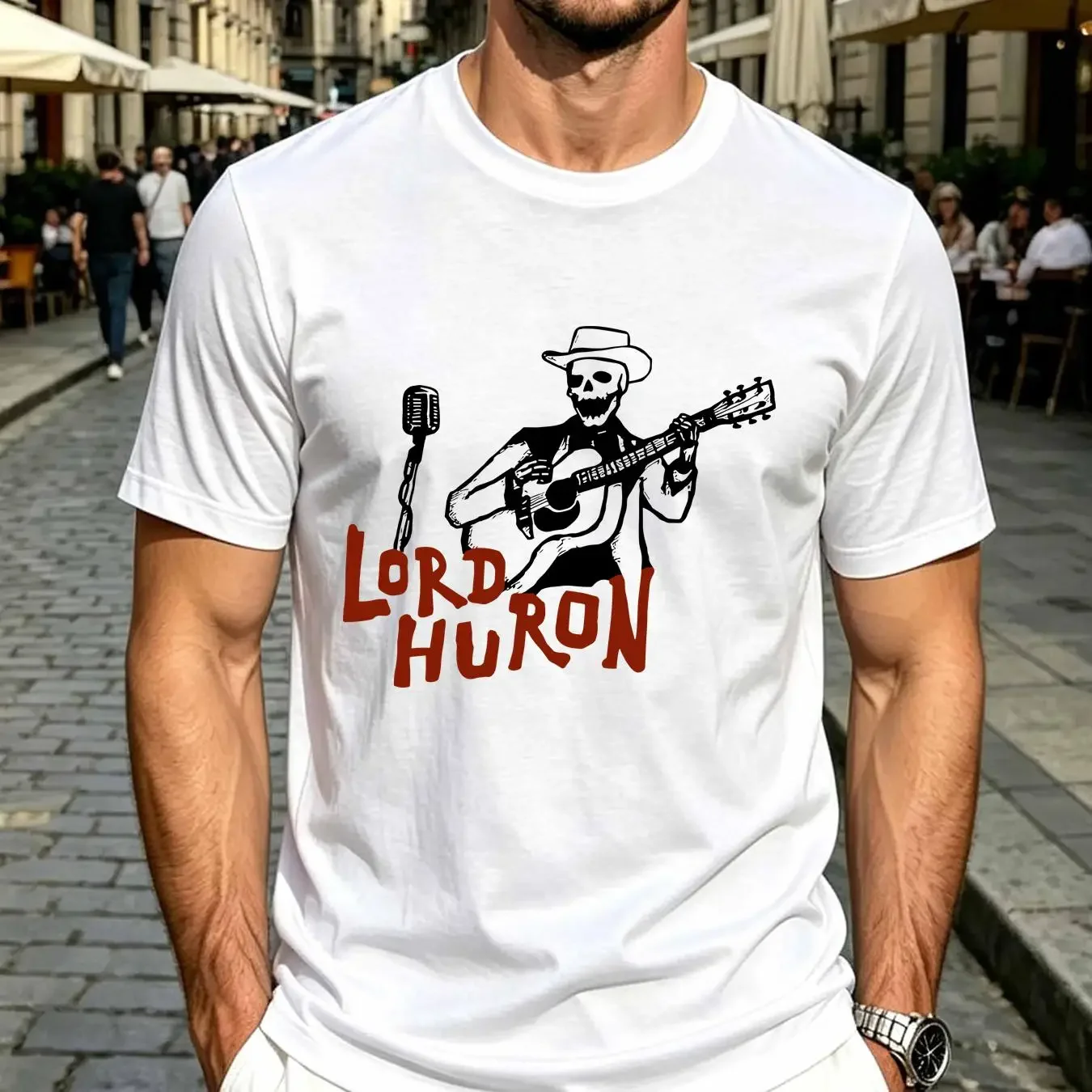 washed T Shirt vintage lord huron new long sleeves vintage Washed Breathable Unisex graphic Stylish Soft streetwear Casual