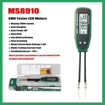 MASTECH MS8910 MS8911 Hohe Qualität Smart SMD RC Widerstand Multi Meter Digital SMD Tester Kontinuität Überprüfung Funktion Auto Scan