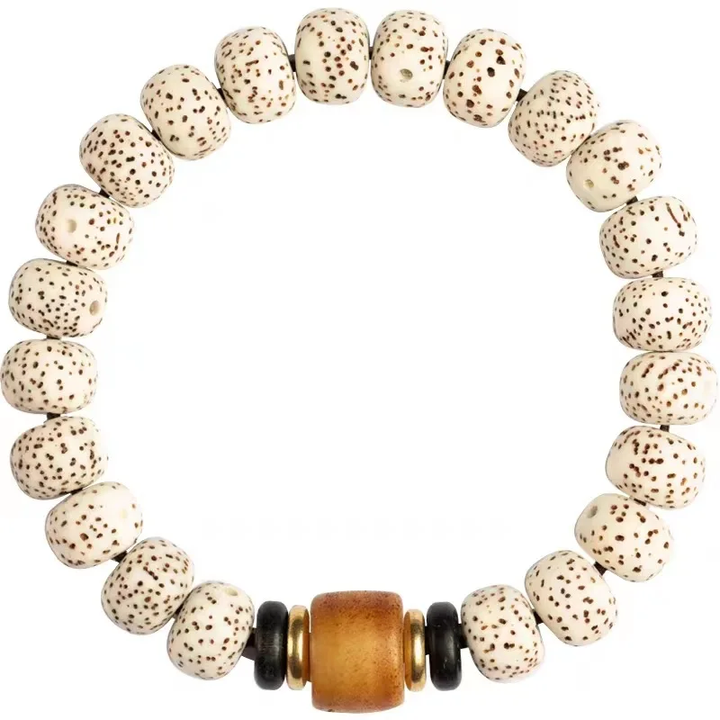 

Single Circle Xingyue Bodhi Bracelet: High-density Buddhist Prayer Beads, Minimalist Lucky Gifts for Men, Women & Students