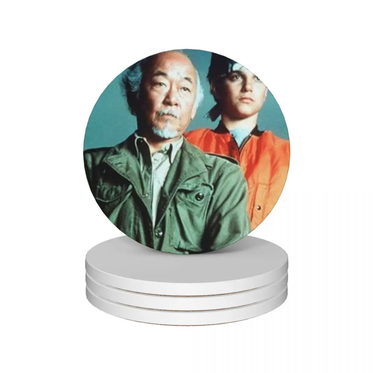 

Karate Kid Ceramic Coasters (Set of 4) ceramic stand mug mat Coasters