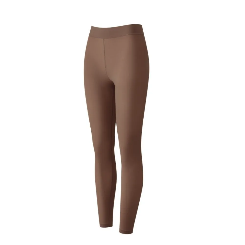 Ultra Thin Women Thermal Clothes Tops and Pants Set Round Neck Thermal Underwear Invisible Feel Heating Warmth Long Pants