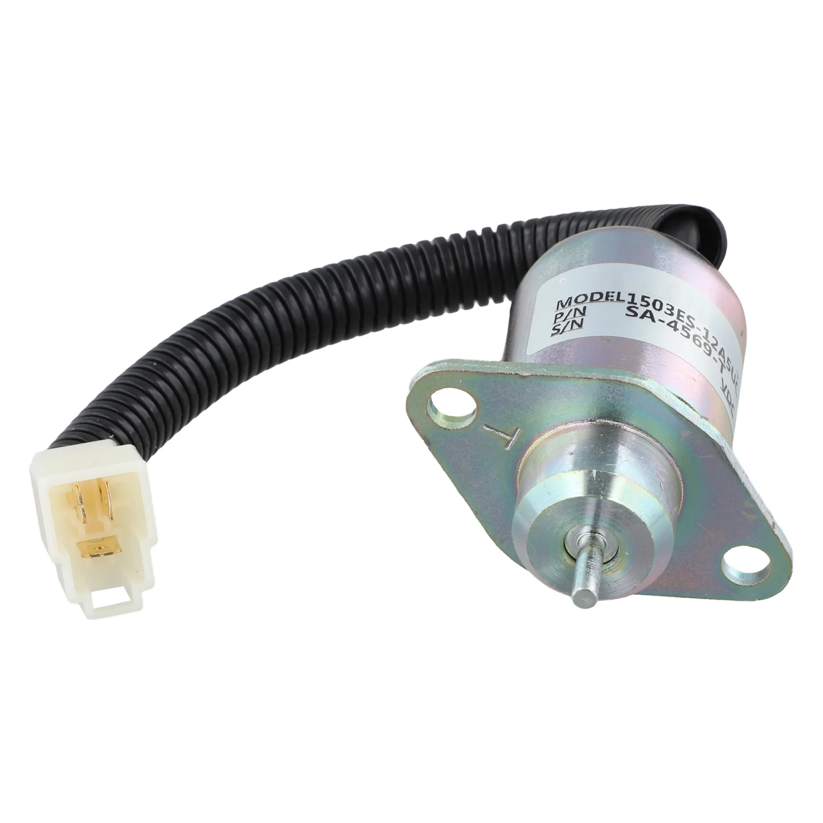 Excavator Replacement 12V Flameout Valve Rigorous Testing Standards Flameout Solenoid Valve Connector Construction Site