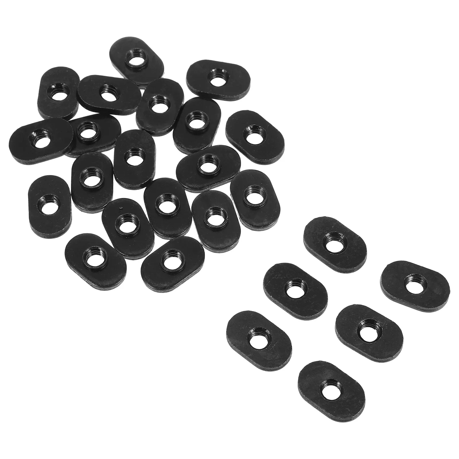 

25pcs Nut Block Thread Slide T-nut for Track Metal Hardware Sliding Installation Smooth Surface Versatile Application