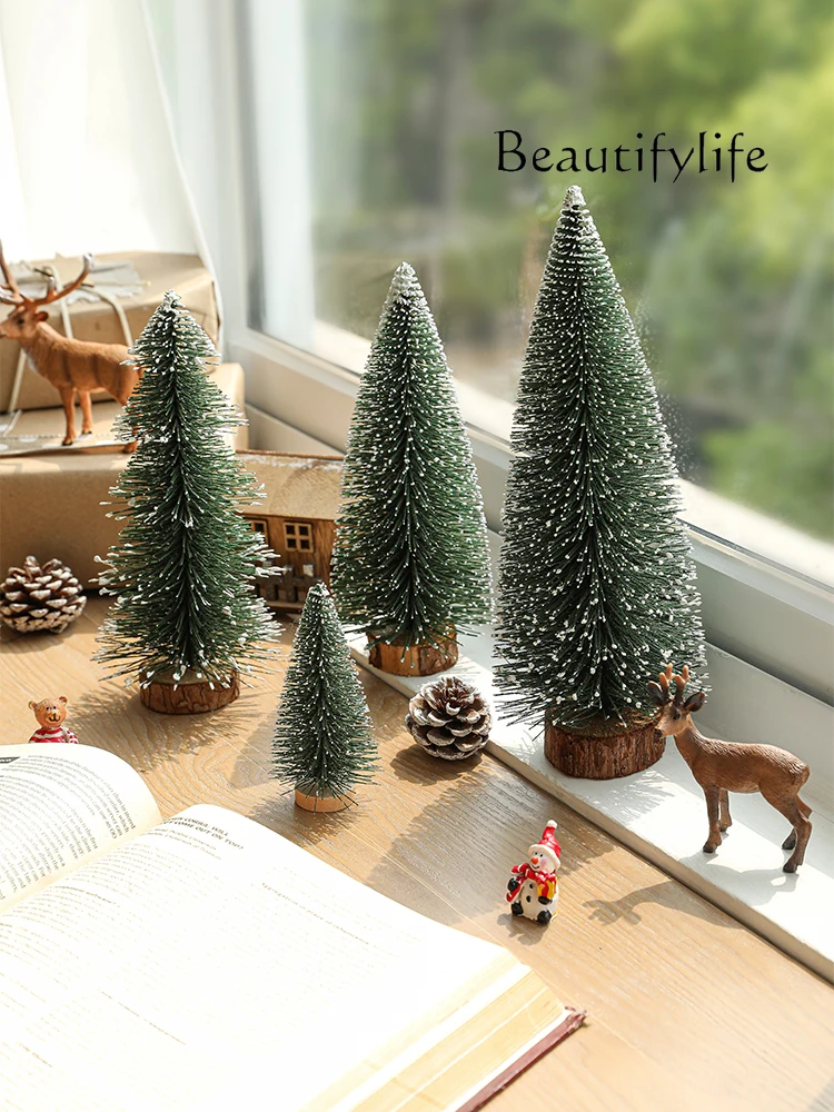 

Trees - 10/15/20/25/30/35cm Tabletop Decor for Home & Holiday Festivities Premium Hot-Selling Mini Christmas