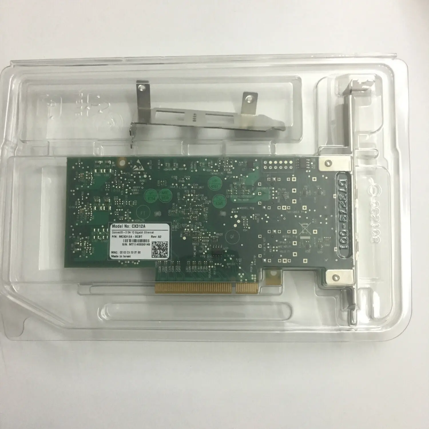 Imagem -02 - Mellanox Mcx312a-xcbt Connectx3 Porta Dupla en 10 Gigabit Ethernet Cartão Cx312a