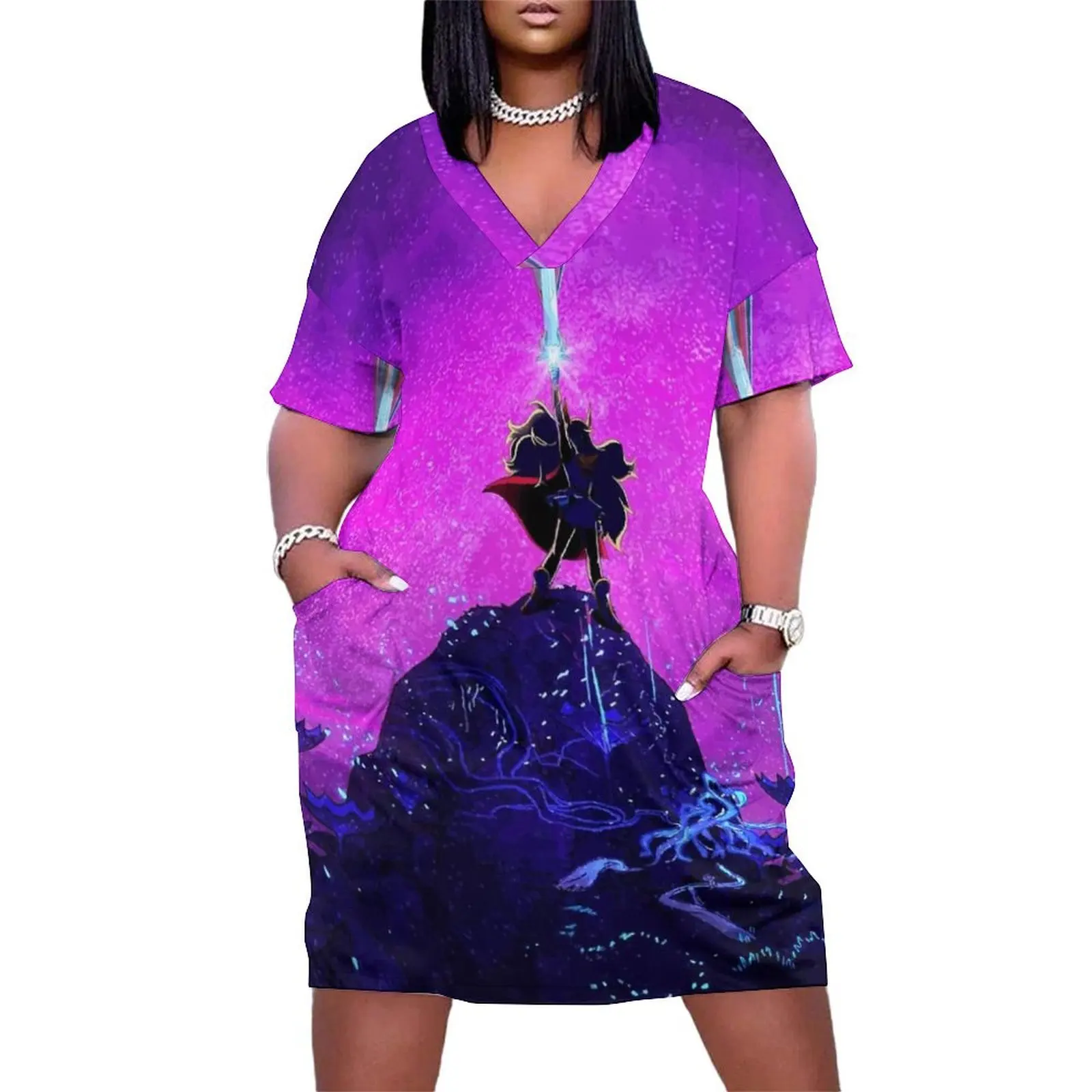 

Princess of Power Loose Pocket Dress prom dress 2025 women evening dress Female clothing for pregnant women