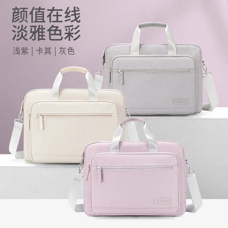 Laptop bag shoulder strap notebook shockproof suitable for Dell 156-inch storage bag