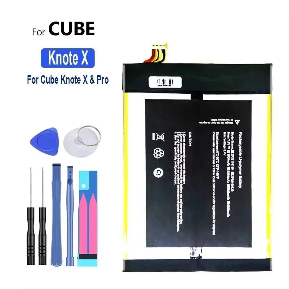 

Аккумулятор для планшета Alldocube M5 Cube Knote Power Thinker 5 PC Pro 4200-12000 мАч T1006-3280185 (2 провода) NV-3064148-2S