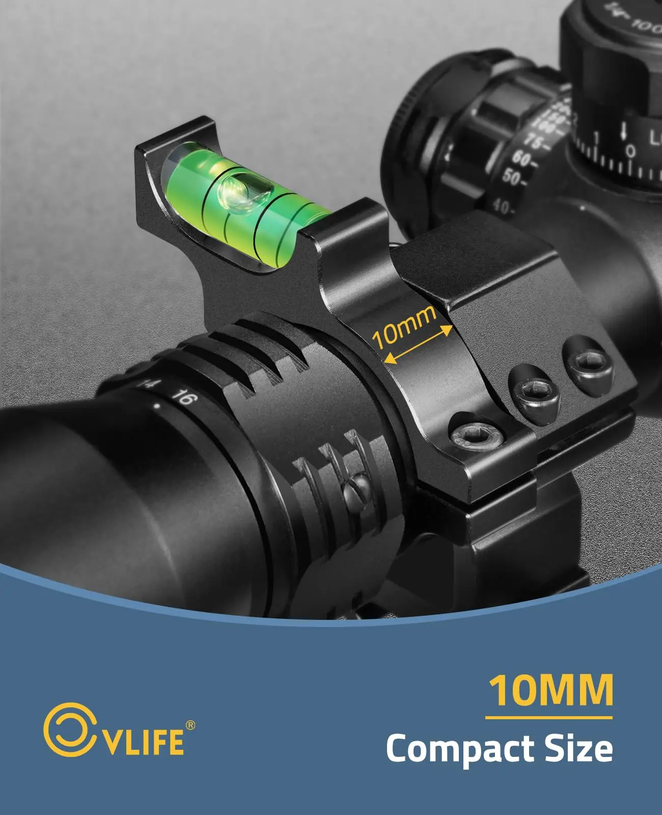 CVLIFE Scope Level for 30MM Tube Heavy-Duty Scope Leveling Kit Precision Anti-Cant Scope Level Bubble for Outdoor Activities