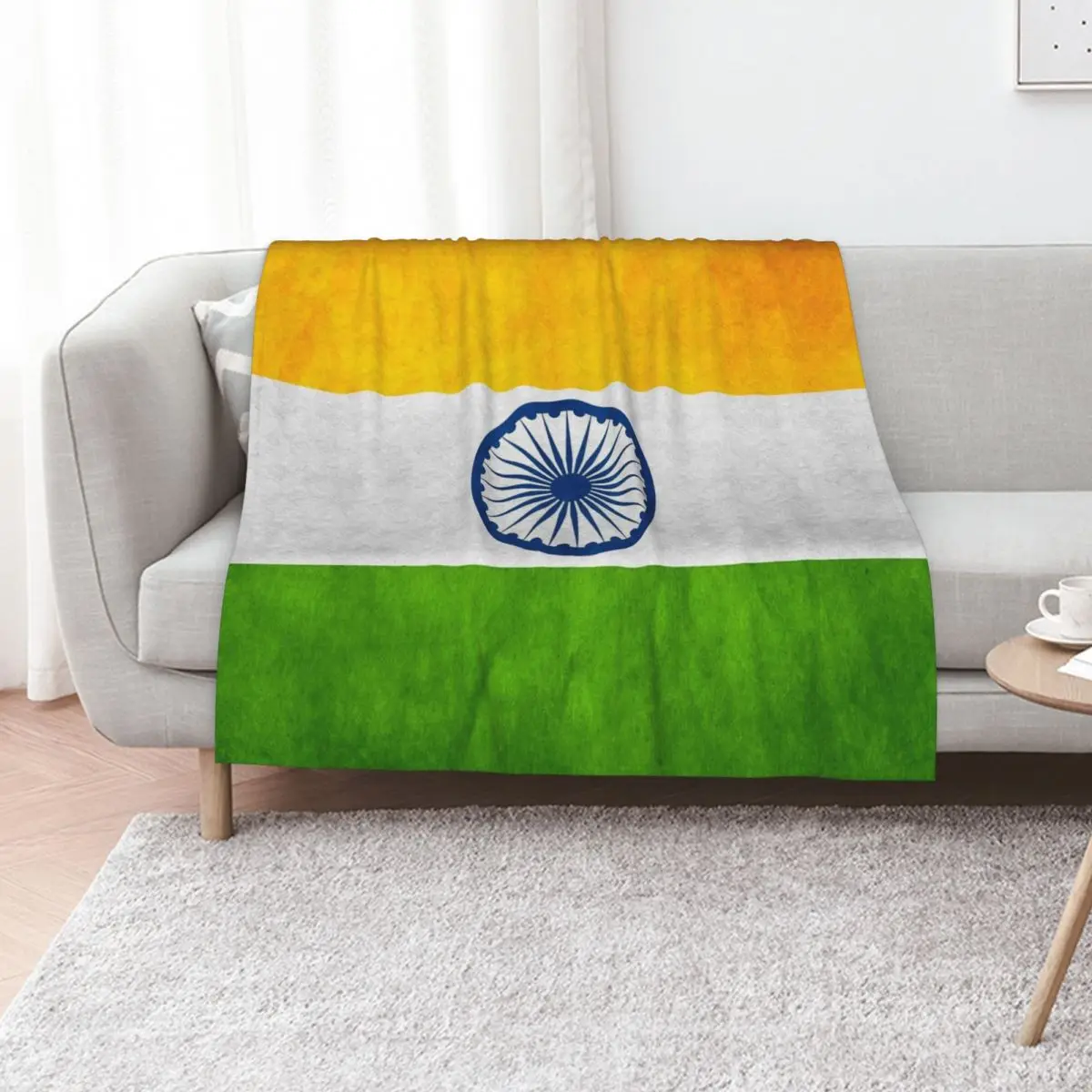 

India Indian Flag National Flag of India Throw Blanket Summer Beddings manga Picnic christmas gifts Blankets