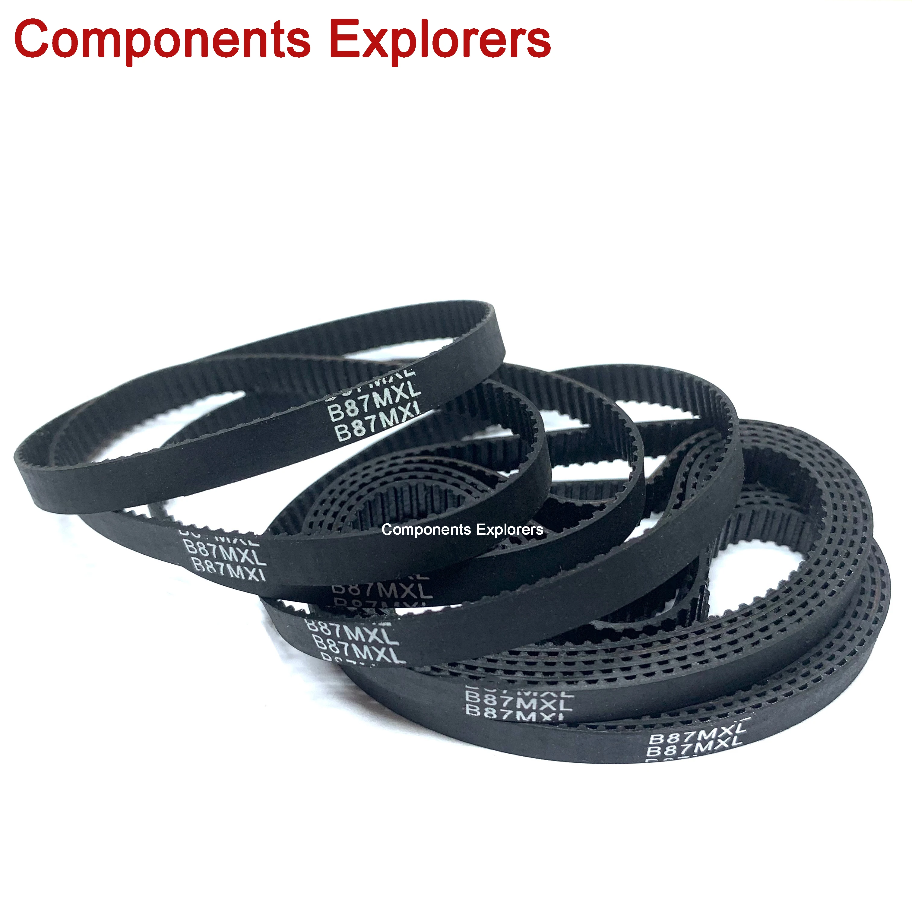 5Pcs MXL Timing Belt 68 69 70 71 72 73 75 76 77 78 79 Teeth 6mm Width Closed-loop Synchronous Transmission Rubber Blets