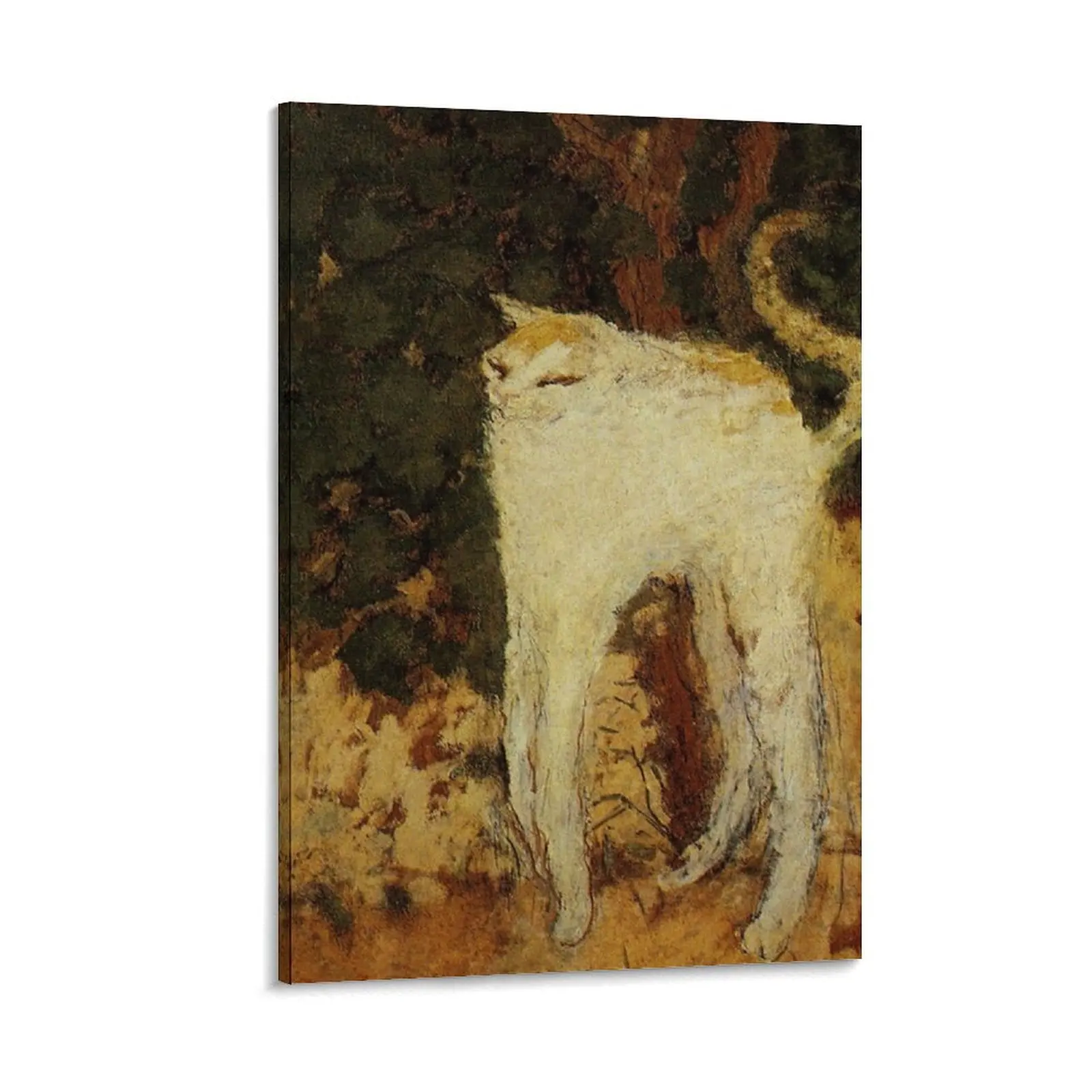 

“White Cat” by Pierre Bonnard Canvas Painting posters anime Bedroom deco