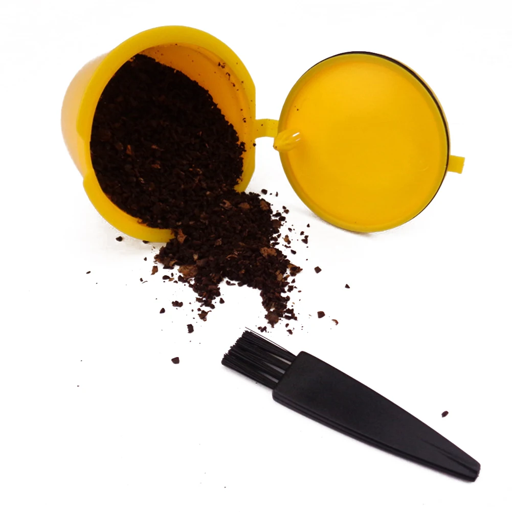 8ml Milk Powder Scoop with Brush Seasoning Teaspoon Reusable Plastic Coffee Spoon Multi Purpose Coffee Scoop for Home Kitchen