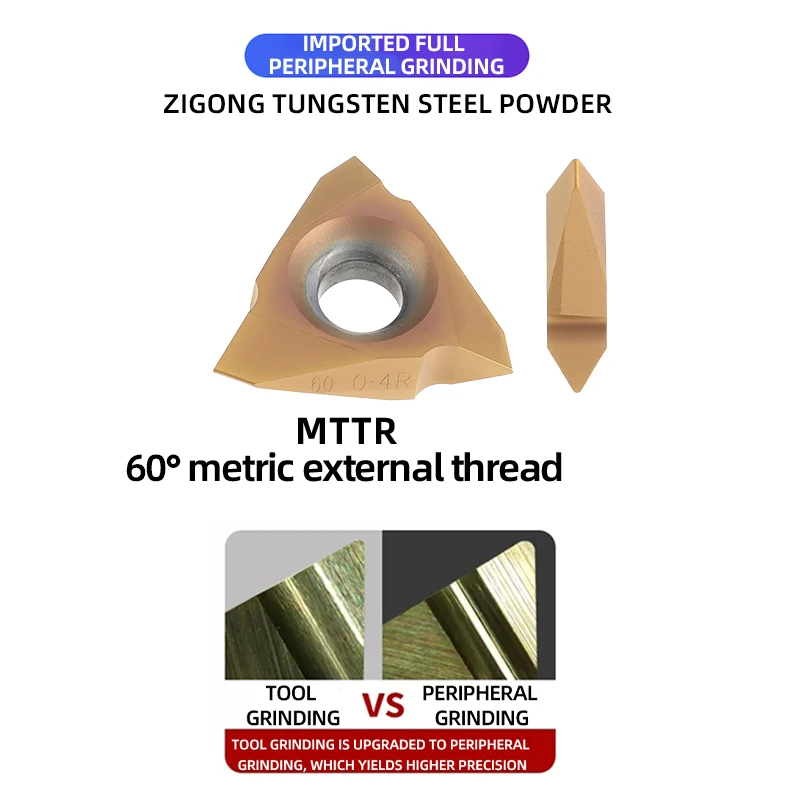 16VER 22VR 27VR MTTR AG60 herramienta de torneado de hailo inserto de carburo processamiento acero CNC herramienta torn