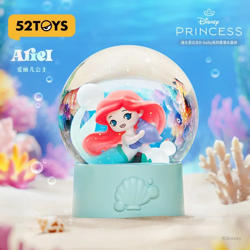 Disney Prinzessin D-Baby Kristallkugel Jasmin Cinderella Mulan Ariel Belle Schneewittchen Aurora Rapunzel Actionfigur Spielzeug Puppen