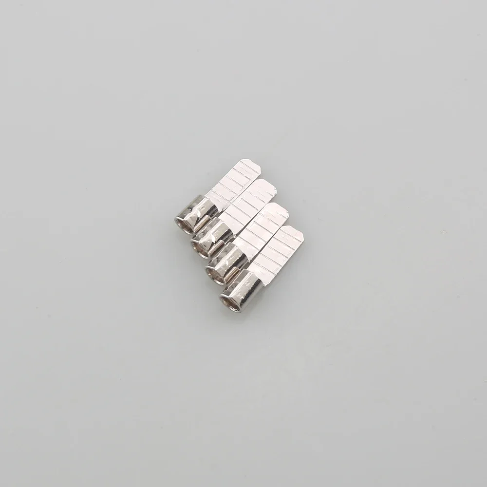 New 6pcs Gold Plated C45-4 C45-6 C45-10 C45-16 square insert DZ47 open pin shaped copper solder joint nose cold pressed End