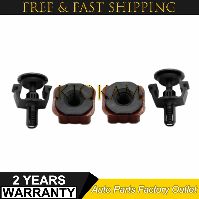 New 2 Set Upper Radiator Mount for Mercedes W204 W211 W216 0009912195 2115040059 A0009912195 A2115040059 A1695040114 1695040114