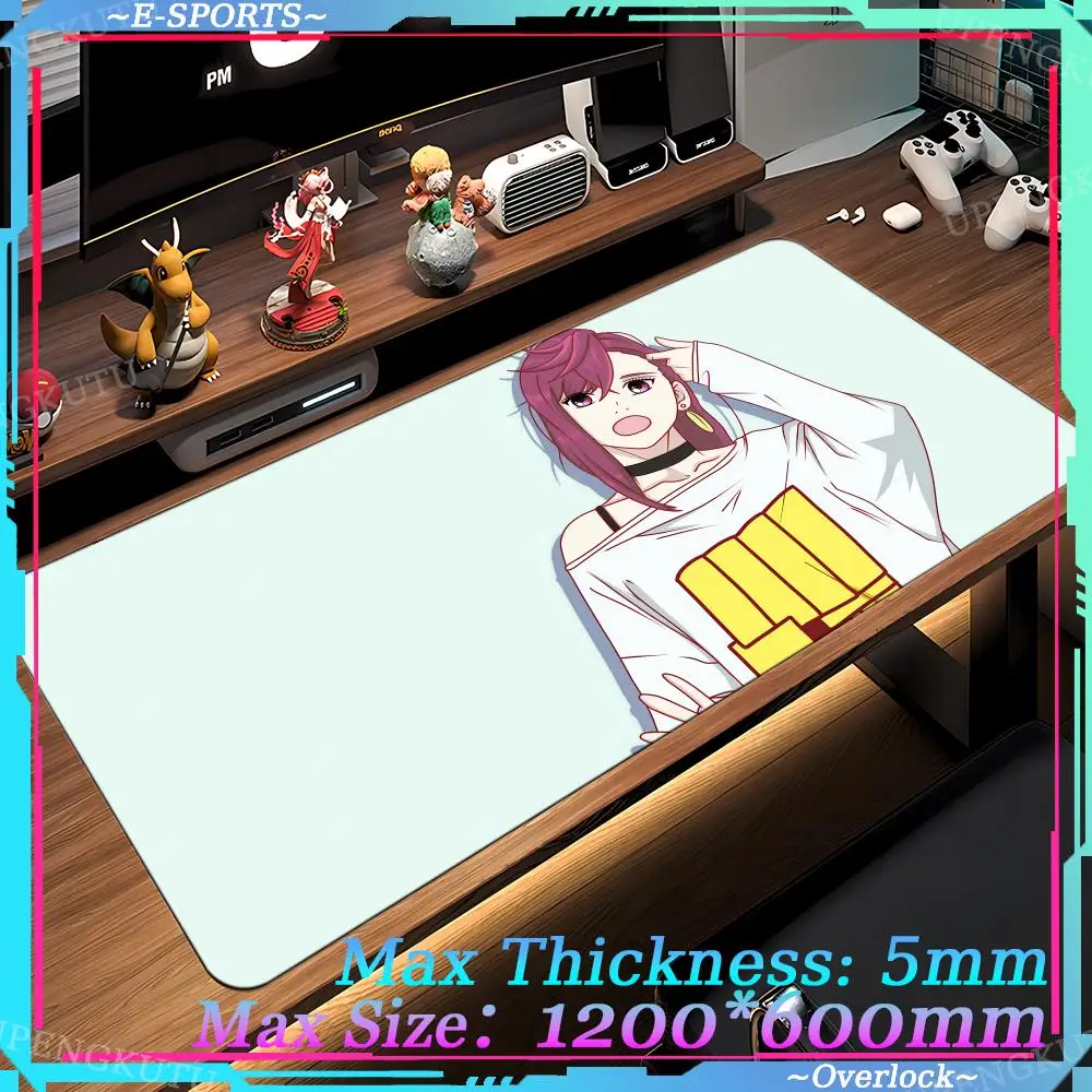 D_dan_DA_DAN Mouse Pad Kawaii Locked edge pads Oversized Gaming Computer cabinet pads Rubber anti-skid pads Mouse Office pad