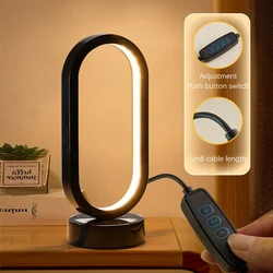 LED Table Lamp USB Plug in 3 Colors Lightings Bedside Light Living Room Decoration Desk Lamp Lighting