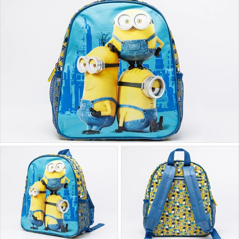 New Hot Minions Mini Schoolbag Boys And Girls Casual Bag Children\'S Cartoon Backpack Student Travelling Shoulder Bag Gift