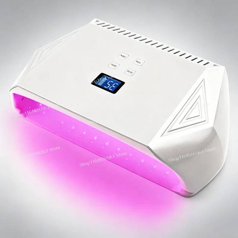 

Two Hands Rechargeable UV LED Nail Lamp Red Light Gel Polish Dryer Cordless Wireless Manicure Curing Tool