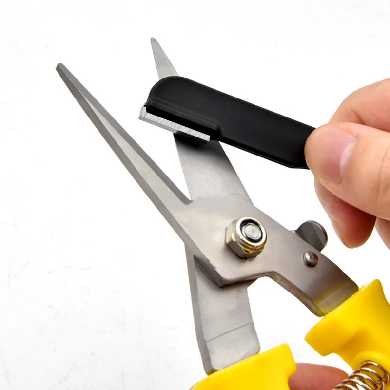 1/2Pcs Professional Sharpener Stone Multi-function Sharpener For All Blades Kitchen Scissors Garden Shears Quick Sharpening Tool