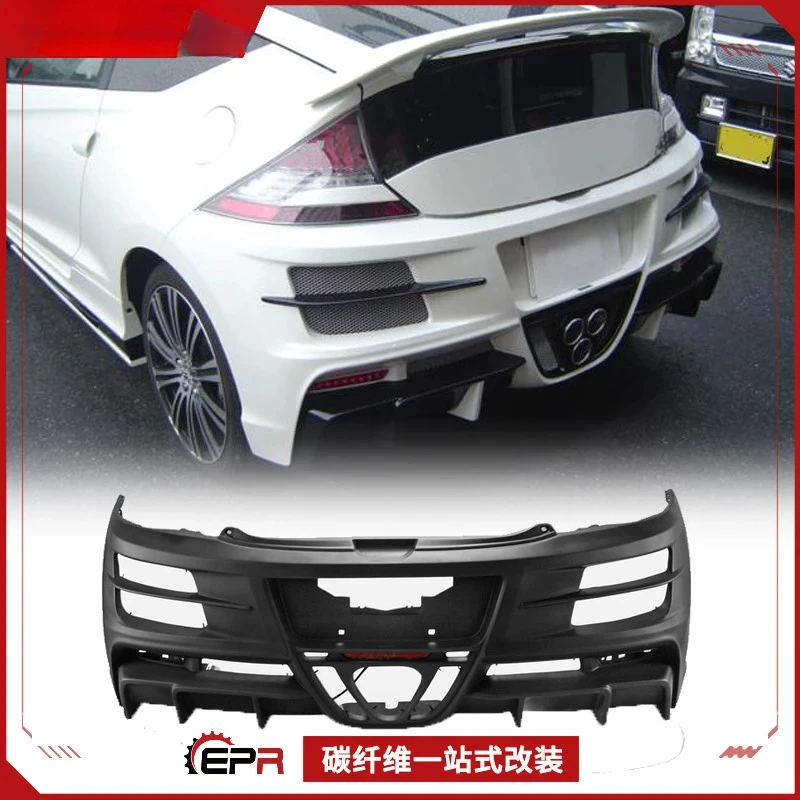 

Для Honda CRZ ZF1 (2011-2016) модель из углеродного волокна Silkblaze, задний бампер с тремя отверстиями, большой объемный звук, модификация, аксессуар