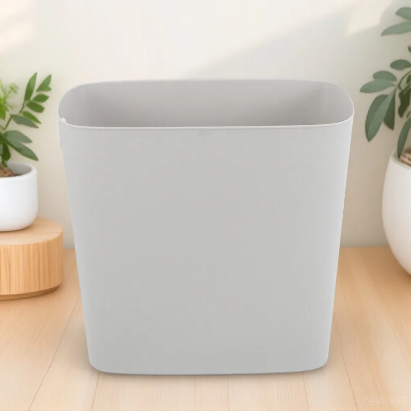 

Slim Kitchen Bin Plastic Narrow Space Trash Can Large Capacity for Bathroom Bedroom Office Home Modern Design Waste Storage